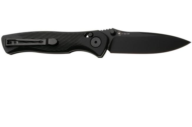 Afbeelding voor Spartan Blades Eleos SFBL15BKBK, Black PVD 154CM, Black GFN zakmes, Curtis Iovito design