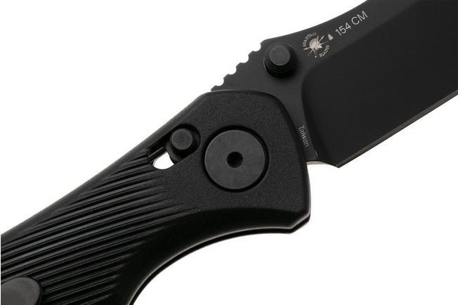Afbeelding voor Spartan Blades Eleos SFBL15BKBK, Black PVD 154CM, Black GFN zakmes, Curtis Iovito design