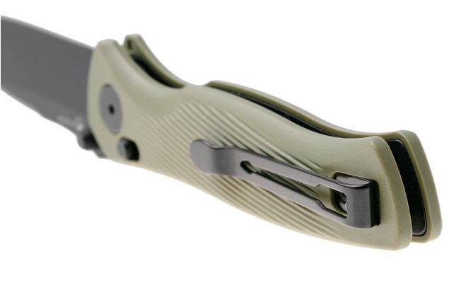 Afbeelding voor Spartan Blades Eleos SFBL15BKGR, Black PVD 154CM, OD Green GFN zakmes, Curtis Iovito design