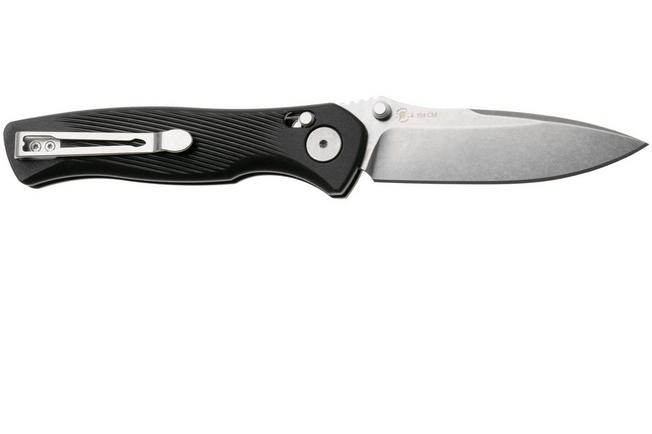 Afbeelding voor Spartan Blades Eleos SFBL15SWBK, Stonewashed 154CM, Black GFN zakmes, Curtis Iovito design