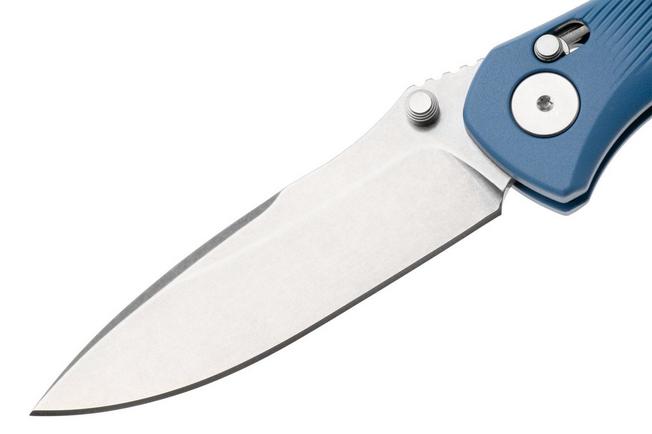 Afbeelding voor Spartan Blades Eleos SFBL15SWBL, Stonewashed 154CM, Blue GFN zakmes, Curtis Iovito design
