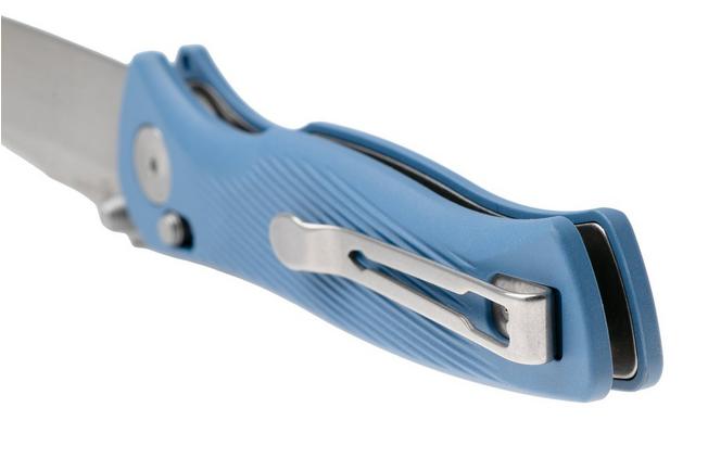 Afbeelding voor Spartan Blades Eleos SFBL15SWBL, Stonewashed 154CM, Blue GFN zakmes, Curtis Iovito design