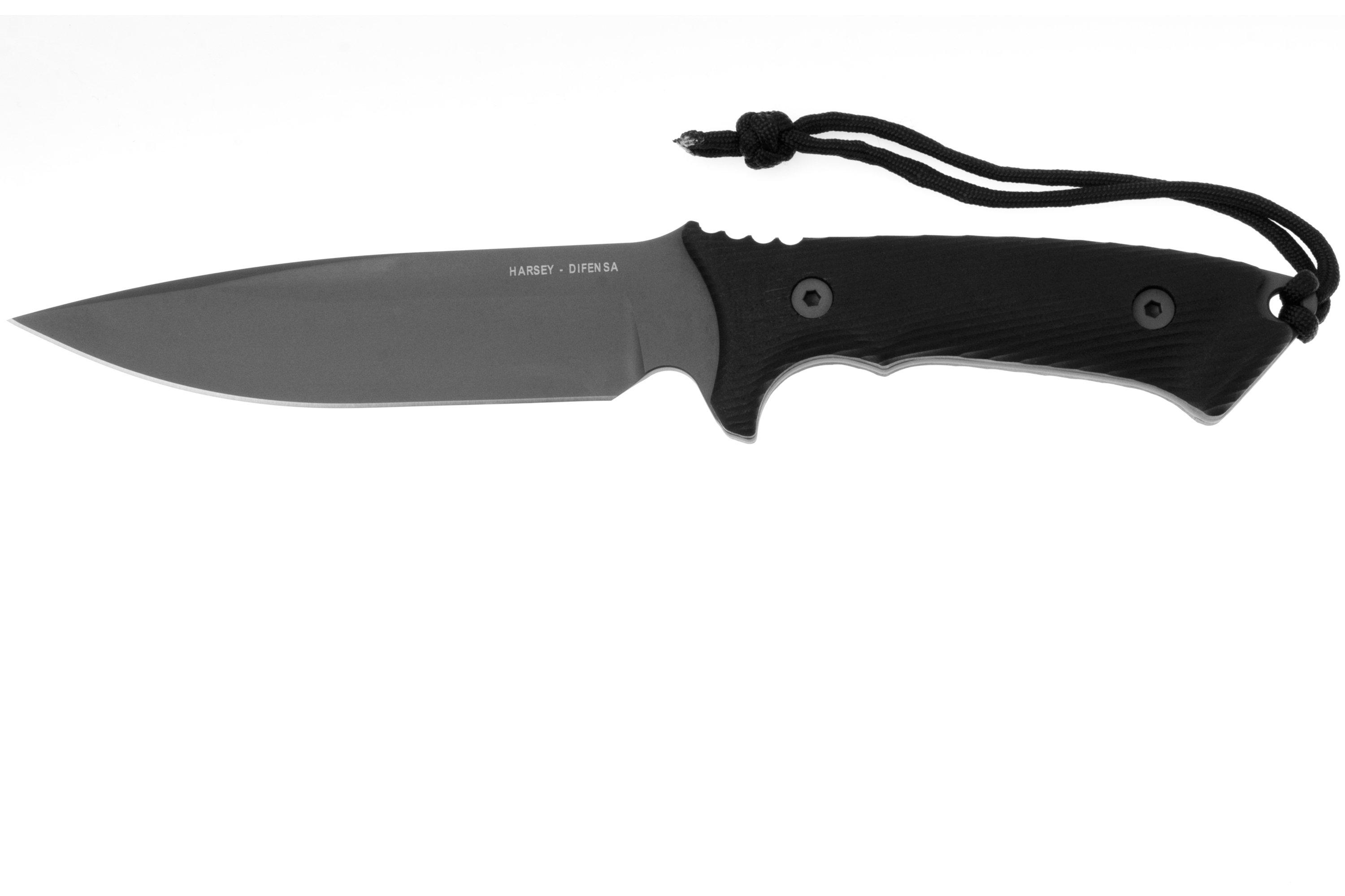 Spartan Harsey Difensa Black/Black, Black sheath SB19BKBKNLBK |  Advantageously shopping at Knivesandtools.com