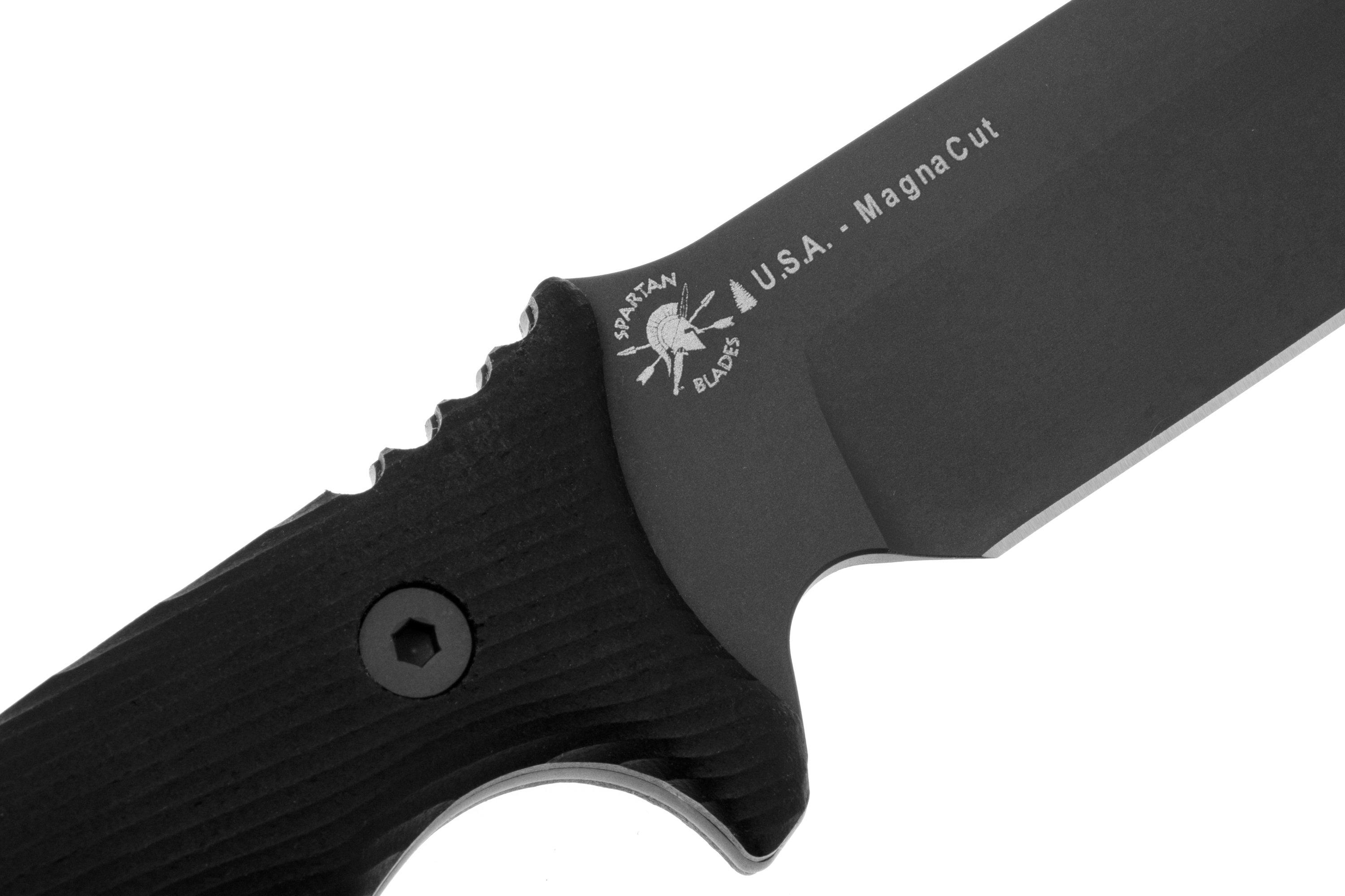 Spartan Harsey Difensa Black/Black, Black sheath SB19BKBKNLBK |  Advantageously shopping at Knivesandtools.se