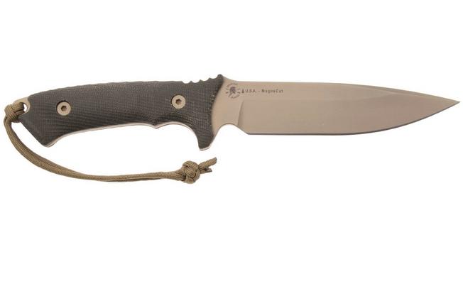 Obraz dla Nóż survivalowy Spartan Harsey Difensa SB19DEGRNLTN Flat Dark Earth, Green Micarta, Molle-Coyote sheath