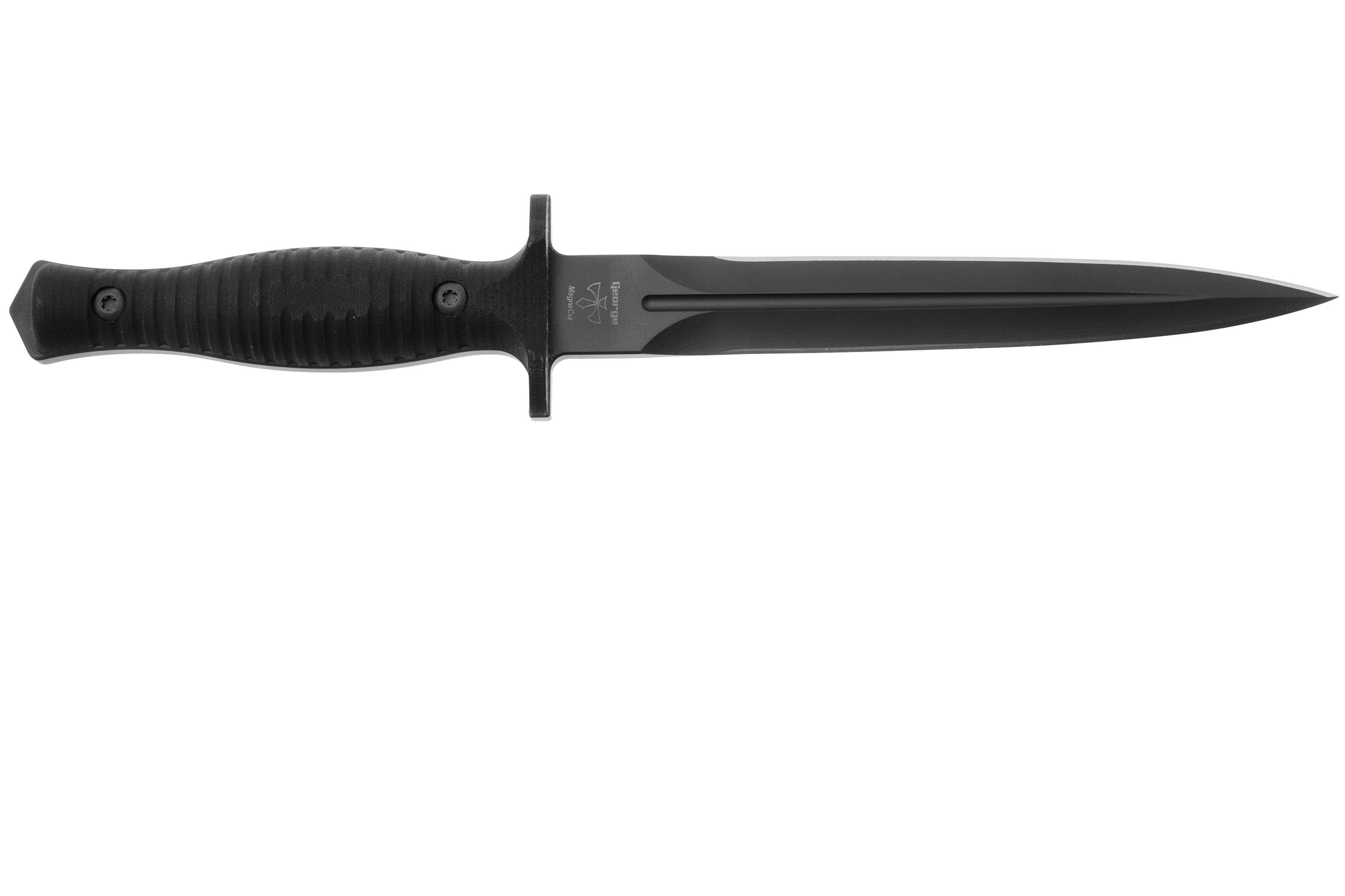 Spartan Blades George V14 Dagger Black Blade, Black Handle ...