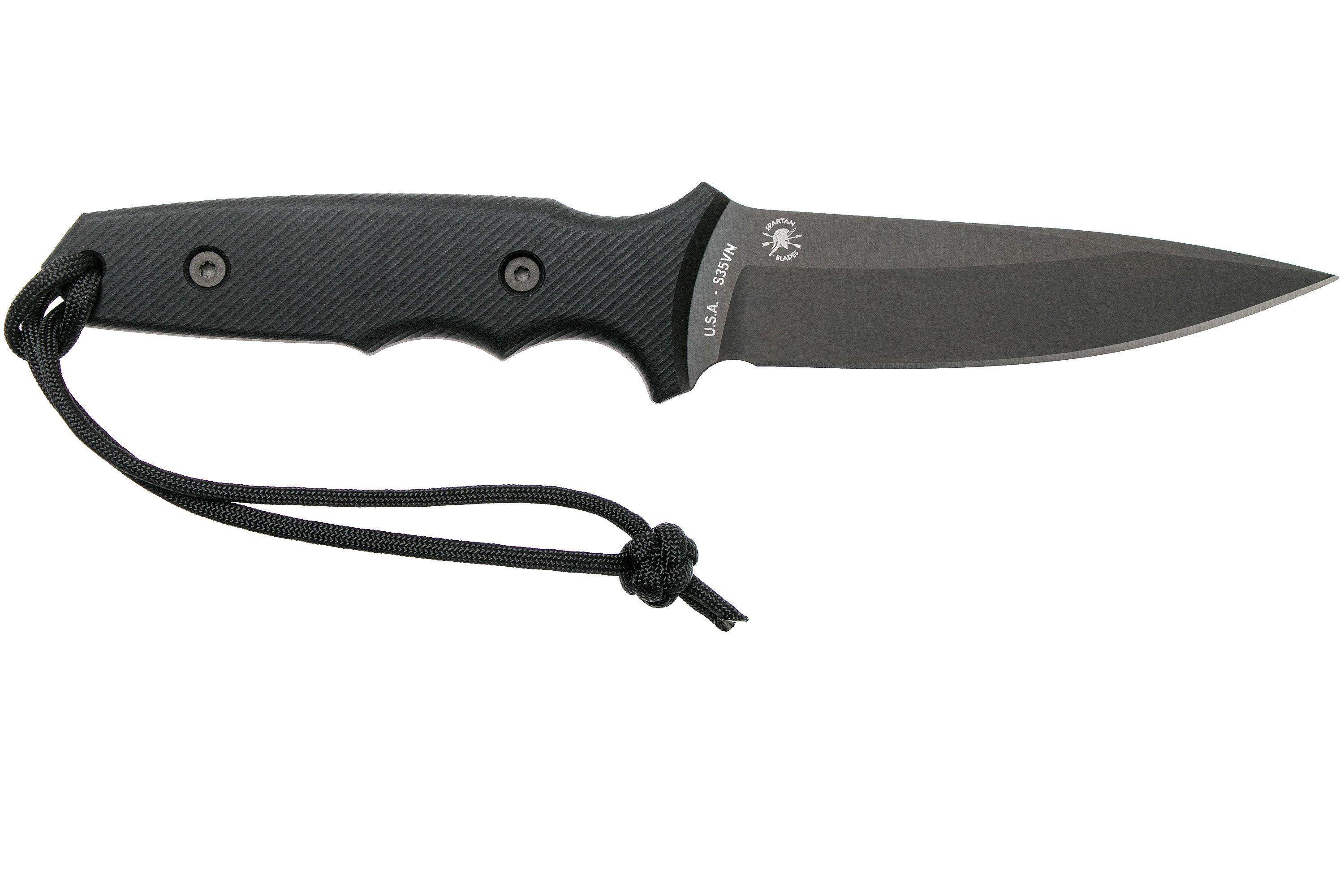 Spartan Blades Harsey TT Tactical Trout, Black, feststehendes Messer