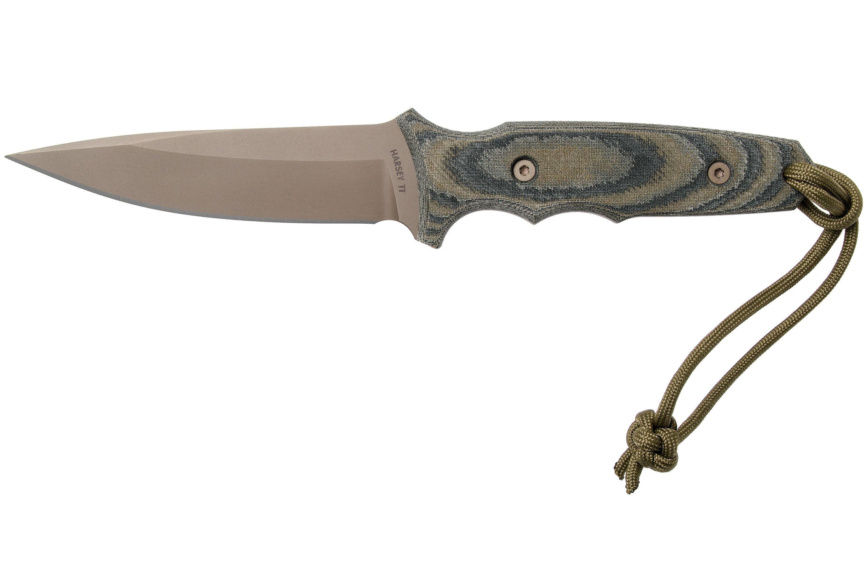 Spartan Blades Harsey TT Tactical Trout, FDE/CAMO w/Kydex TAN