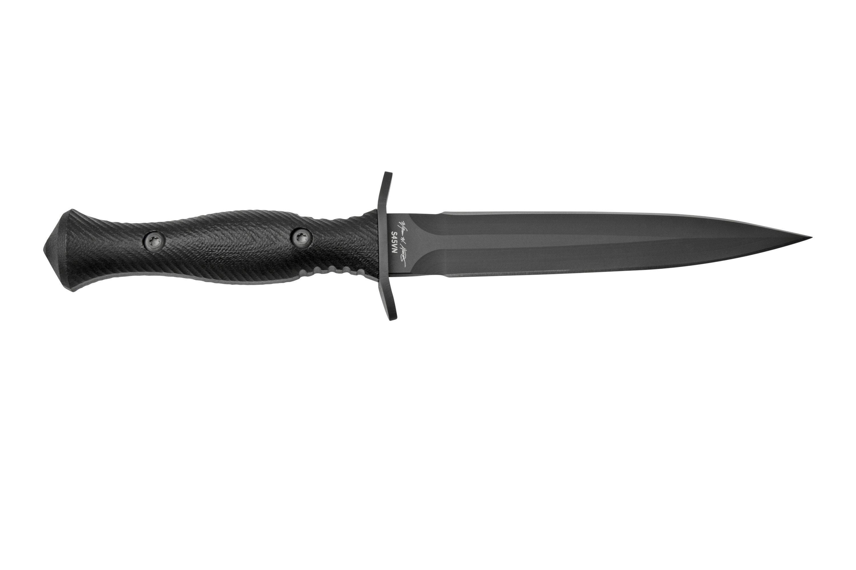 Spartan Harsey Dagger - Exclusive - Blasted Blade - Black Handle