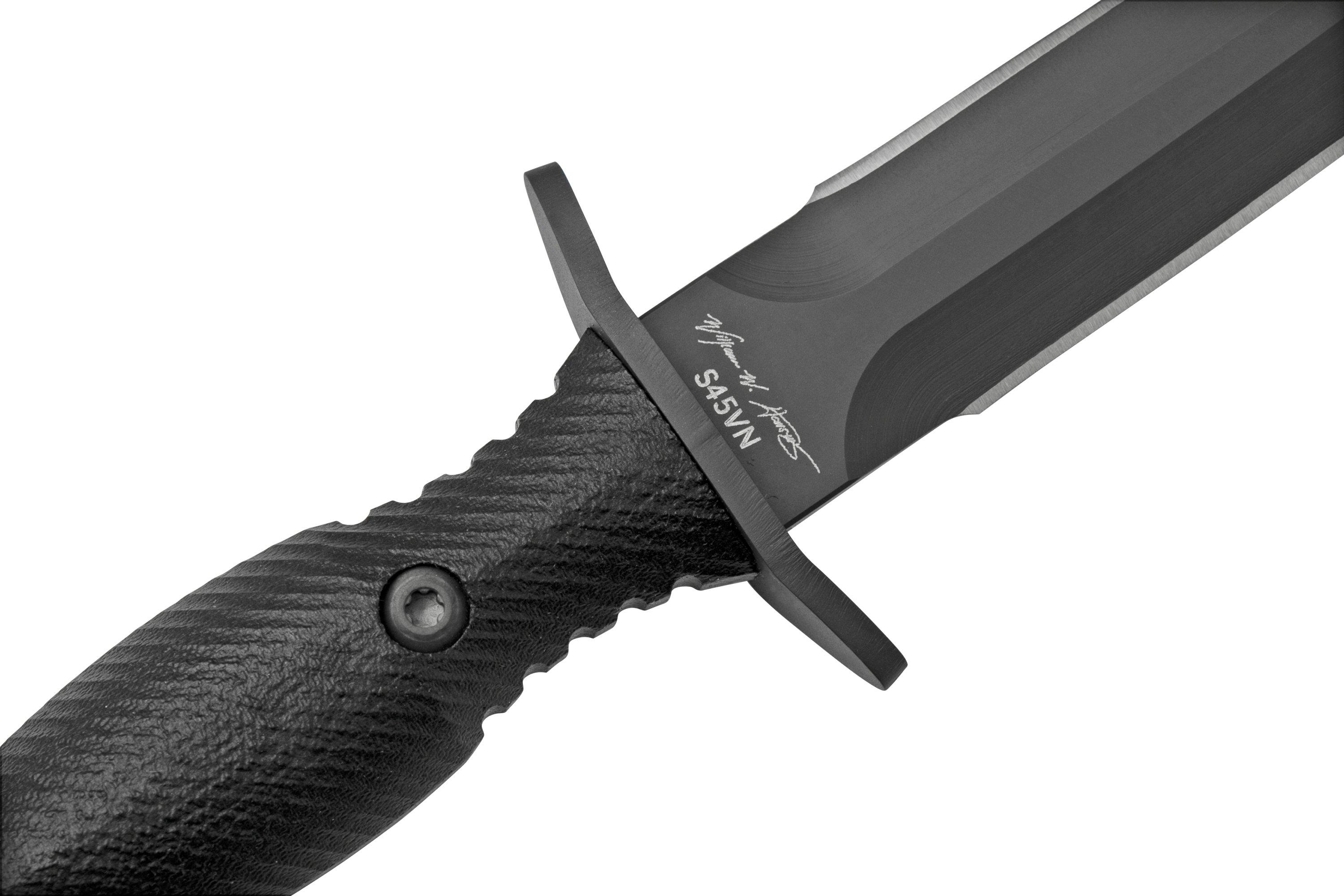 Spartan Blades Harsey Dagger Black Blade, Black Handle Advantageously