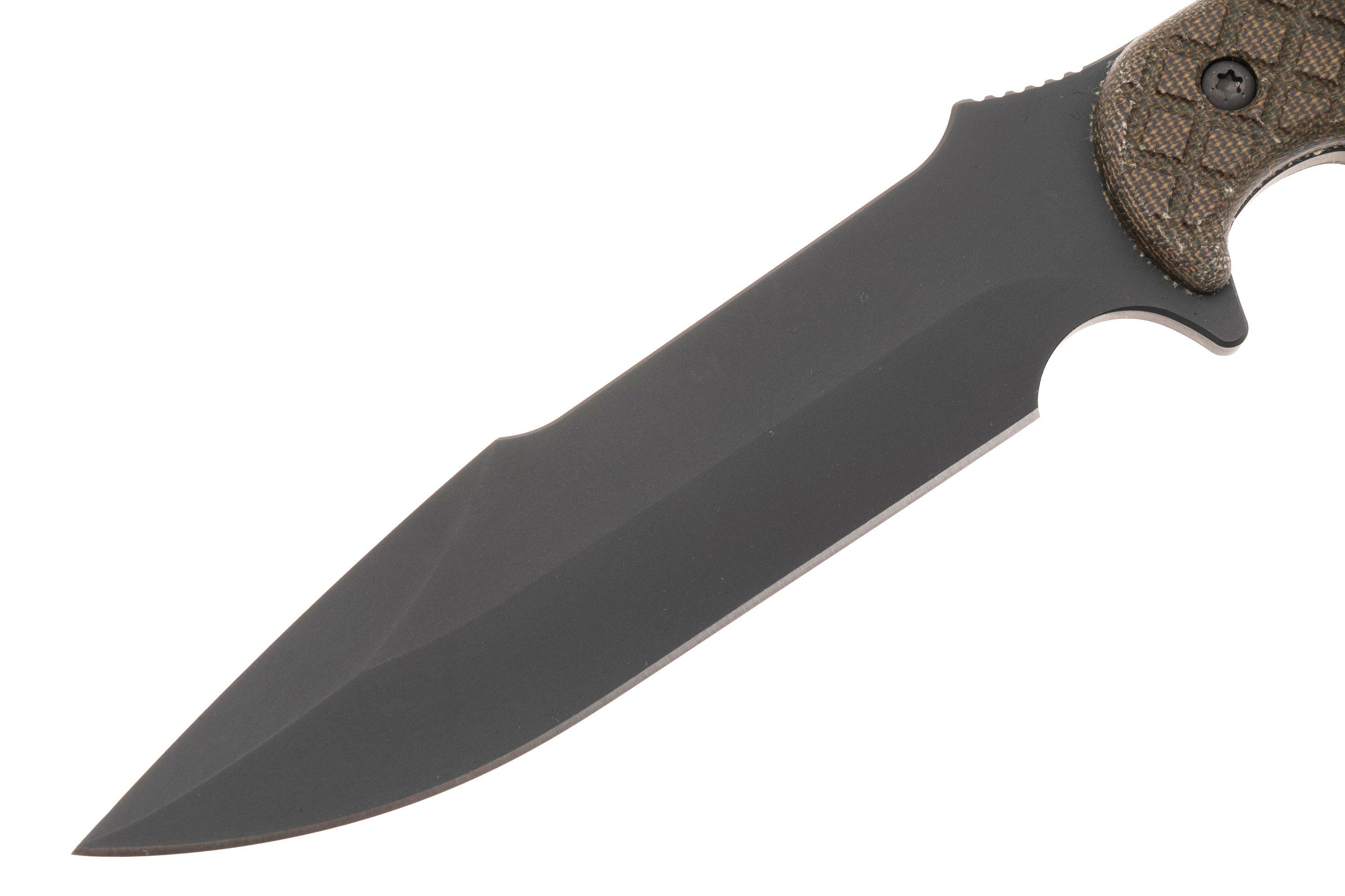 Spartan Blades Horkos SB4BKGRNLBK Black, Green Micarta, cuchillo de ...