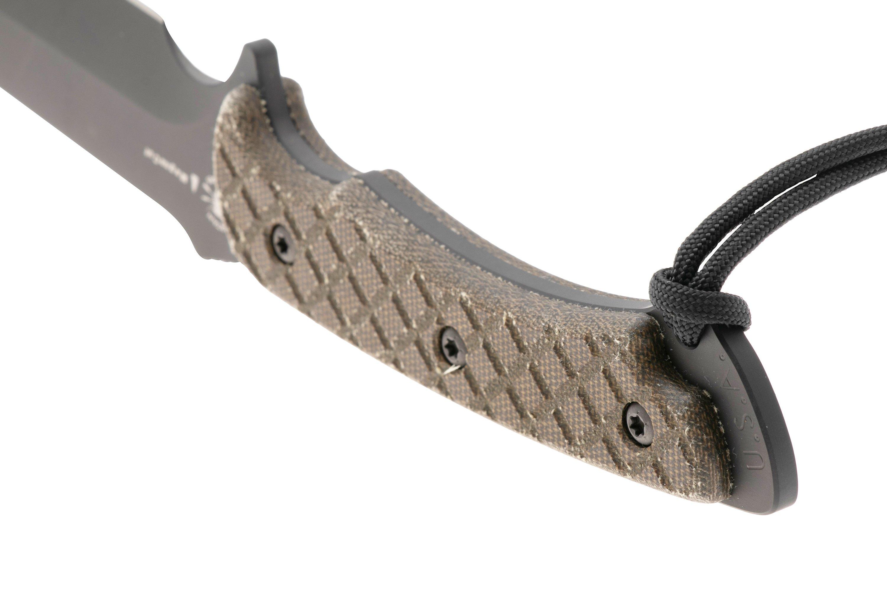 Spartan Blades Horkos SB4BKGRNLBK Black, Green Micarta, cuchillo de ...