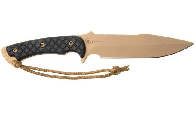 Imagen para Spartan Blades Horkos SB4DEBKKYTN Flat Dark Earth/Black/Tan Sheath cuchillo de supervivencia