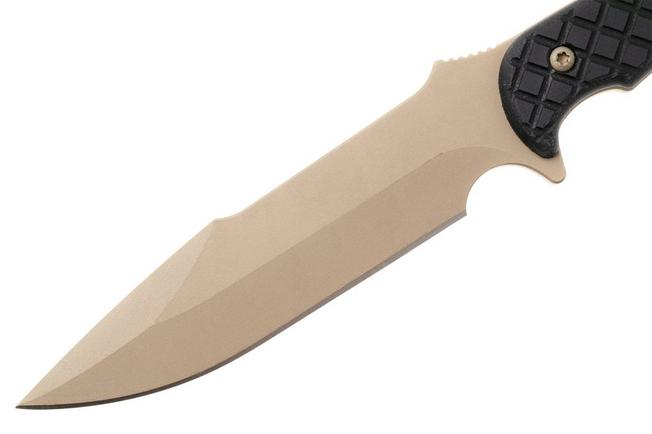 Imagen para Spartan Blades Horkos SB4DEBKKYTN Flat Dark Earth/Black/Tan Sheath cuchillo de supervivencia