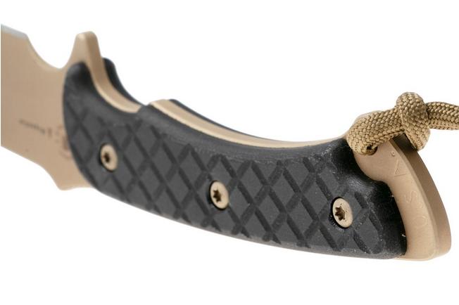 Imagen para Spartan Blades Horkos SB4DEBKKYTN Flat Dark Earth/Black/Tan Sheath cuchillo de supervivencia