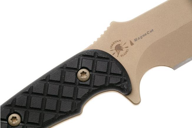 Imagen para Spartan Blades Horkos SB4DEBKKYTN Flat Dark Earth/Black/Tan Sheath cuchillo de supervivencia