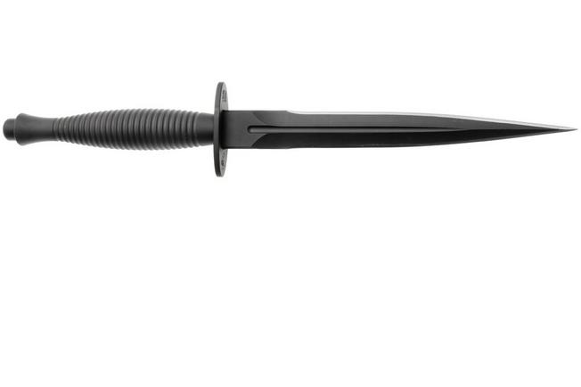 Afbeelding voor Spartan Blades Ronin F/S Dagger SB60BKBKKYBK, Black PVD CPM MagnaCut, Stainless Steel, dolkmes, Tu Lam design