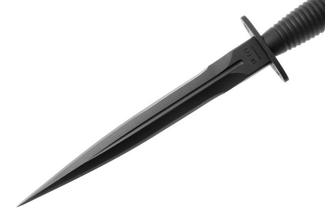 Afbeelding voor Spartan Blades Ronin F/S Dagger SB60BKBKKYBK, Black PVD CPM MagnaCut, Stainless Steel, dolkmes, Tu Lam design