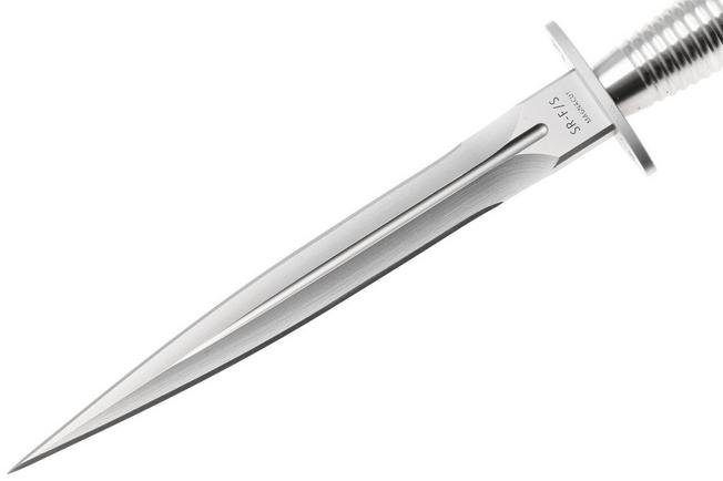 Afbeelding voor Spartan Blades Ronin F/S Dagger SB60SSSSKYBK, Satin CPM MagnaCut, Stainless Steel, dolkmes, Tu Lam design