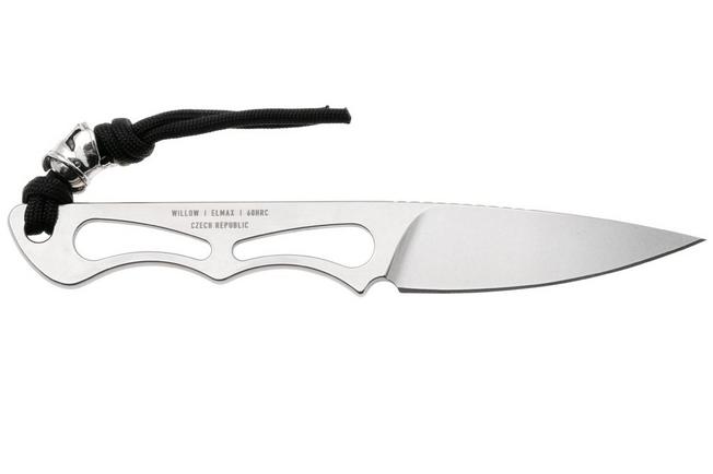 Image for Spartan Blades Willow SBEU1SWKYBK Stonewashed Elmax, fixed knife