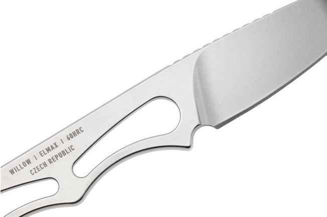 Image for Spartan Blades Willow SBEU1SWKYBK Stonewashed Elmax, fixed knife