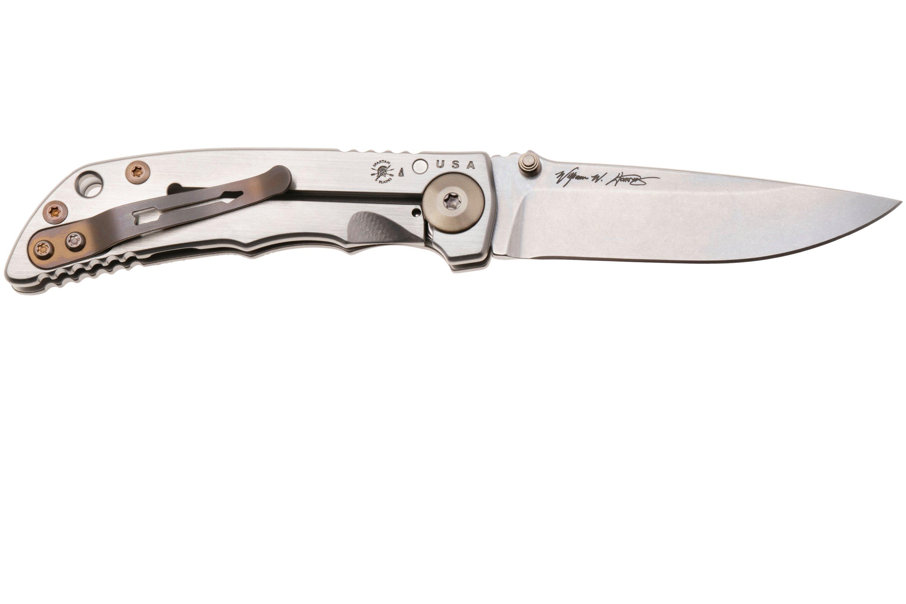 Spartan Harsey Folder 3.25 SF10C-FIR-TREE, Stonewashed CPM MagnaCut ...