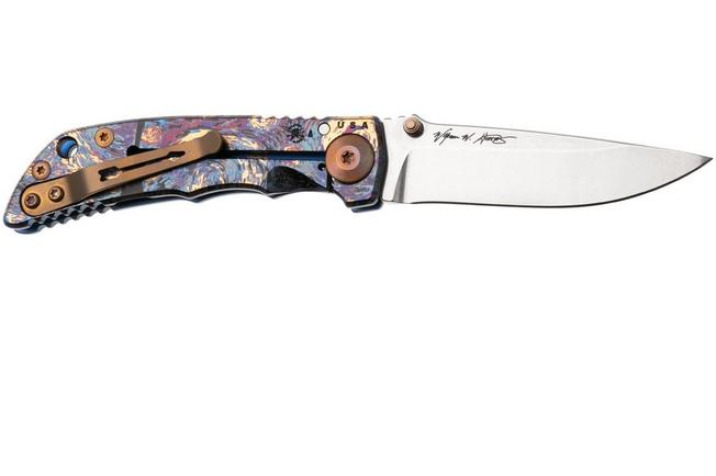 Image for Spartan Blades Harsey Folder 3.25 Starry Knife Special Edition USSF10C-STRNGT-SW MagnaCut, Knivesandtools Exclusive pocket knife
