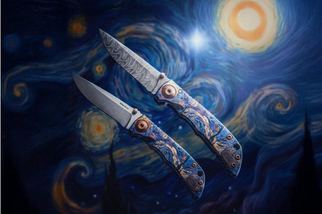 Image for Spartan Blades Harsey Folder 3.25 Starry Knife Special Edition USSF10C-STRNGT-SW MagnaCut, Knivesandtools Exclusive pocket knife