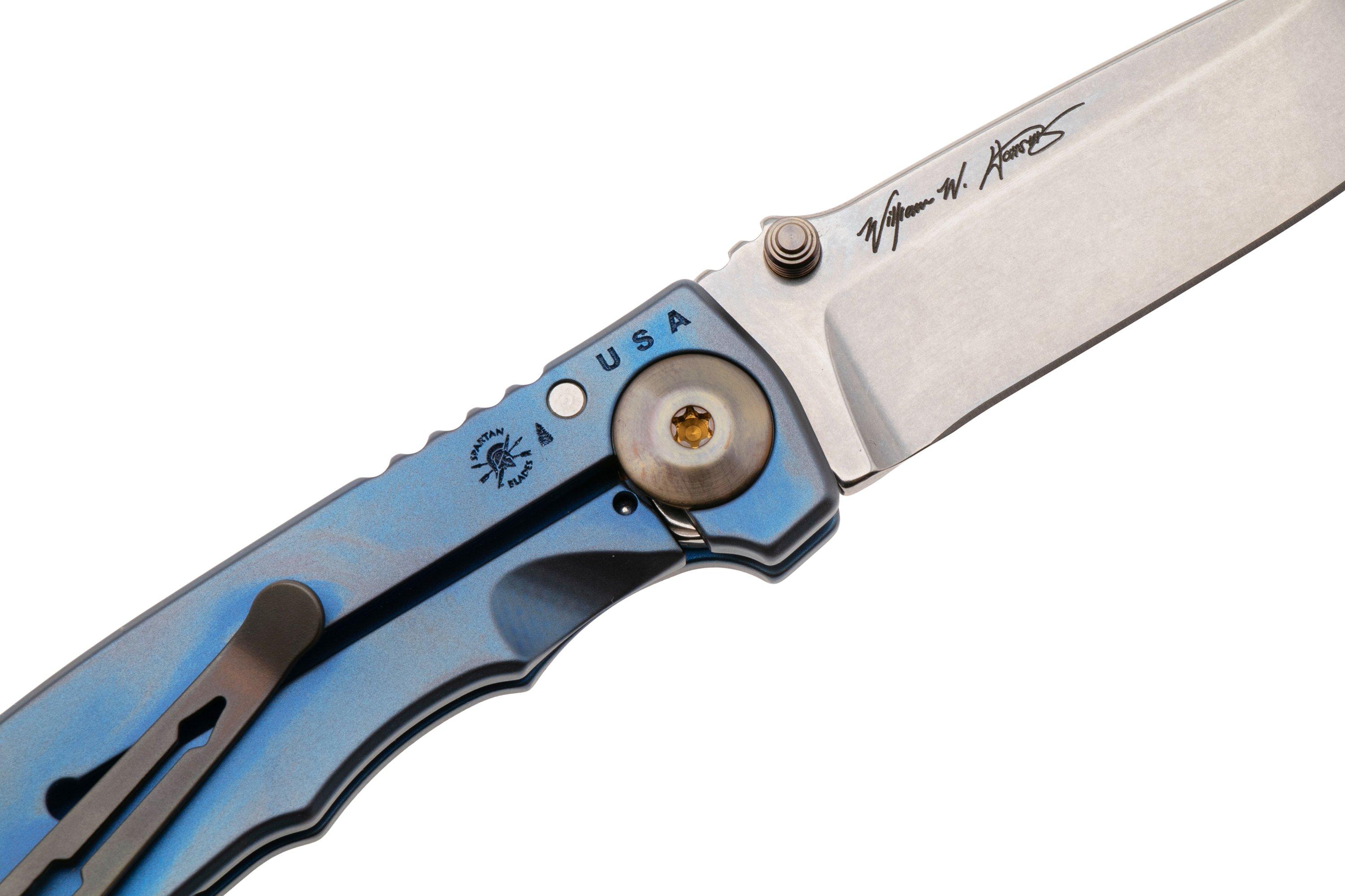 Spartan Harsey Folder 3.25 SF10C-WTCH-WORK, Stonewashed CPM MagnaCut ...
