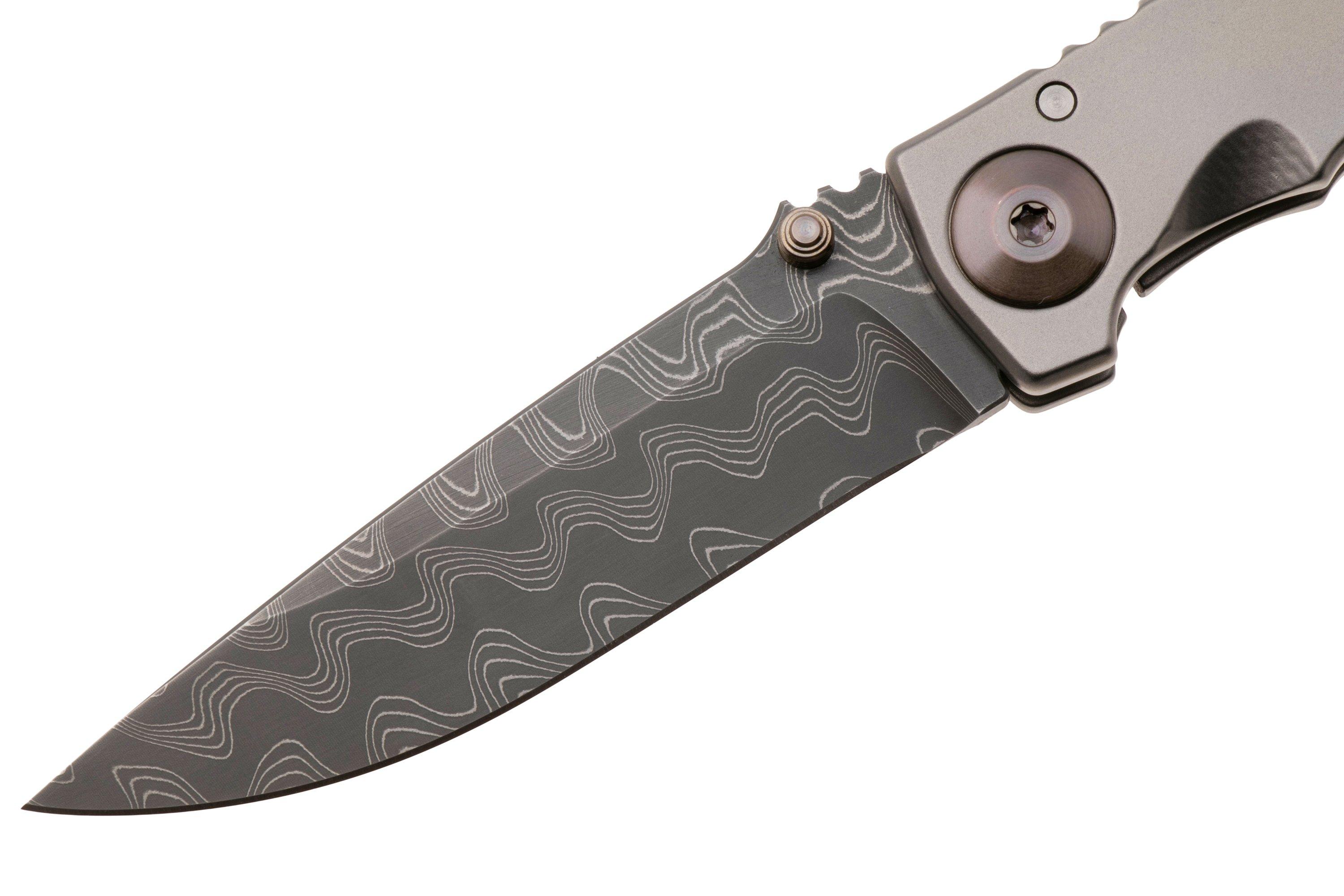 Spartan Harsey Folder 3.25 SF10DMBZ, Damascus, Silver/Bronze/Gold ...