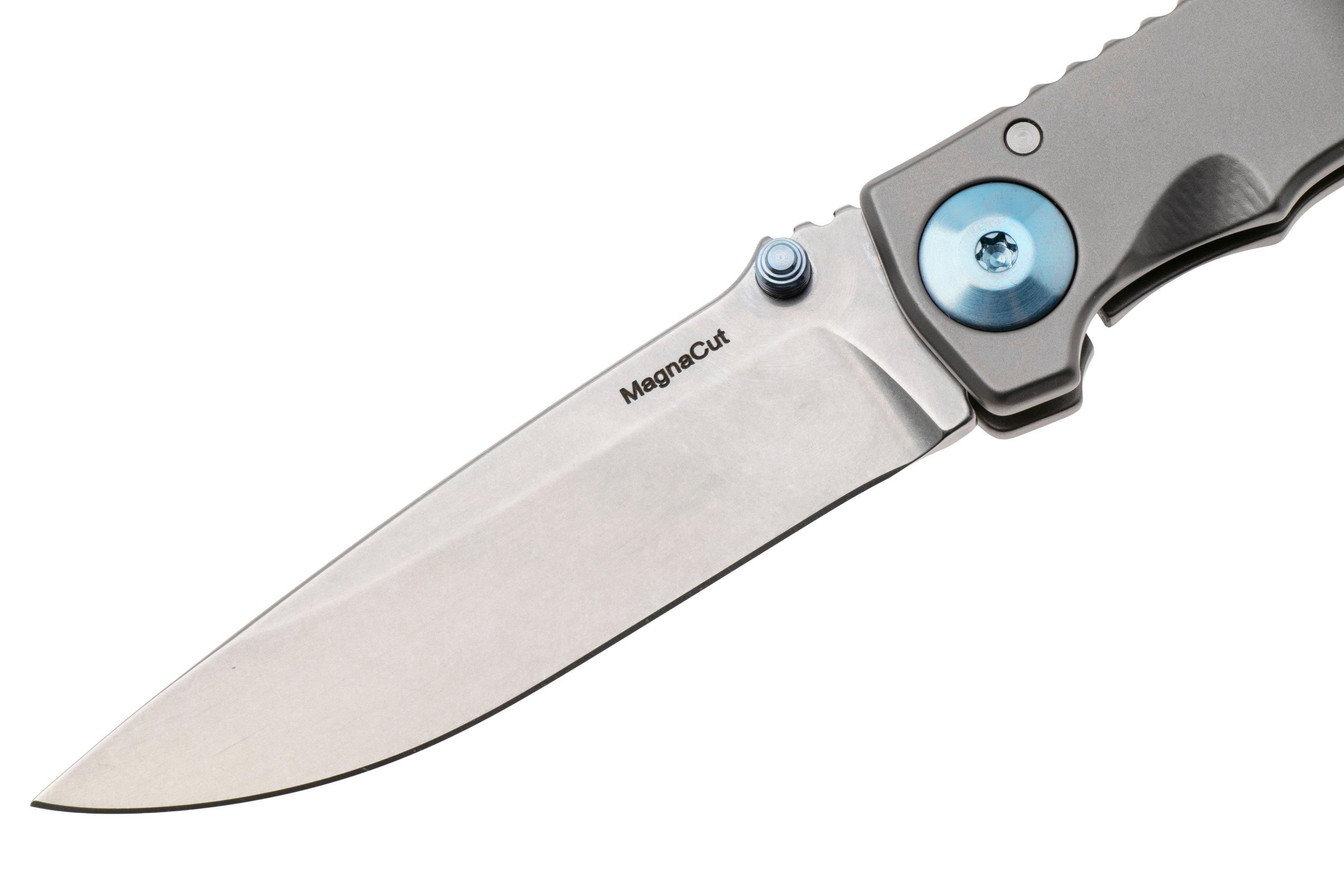 Spartan Harsey Folder 3.25 SF10SWBL, Stonewashed CPM MagnaCut, Blue ...