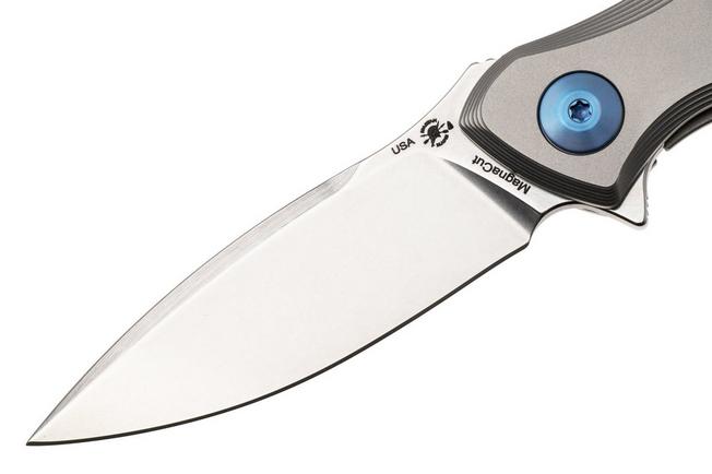 Afbeelding voor Spartan Blades Pandia SF16SWBL Stonewashed CPM MagnaCut, Titanium, Blue Hardware, zakmes