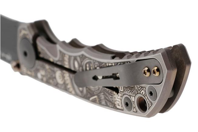 Afbeelding voor Spartan Blades Harsey Folder SF5AZTC 2026 Special Edition Aztec, Black PVD Magnacut, Titanium, zakmes