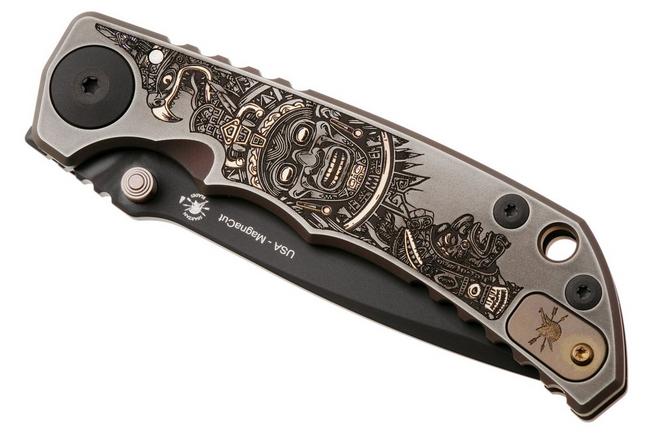 Afbeelding voor Spartan Blades Harsey Folder SF5AZTC 2026 Special Edition Aztec, Black PVD Magnacut, Titanium, zakmes