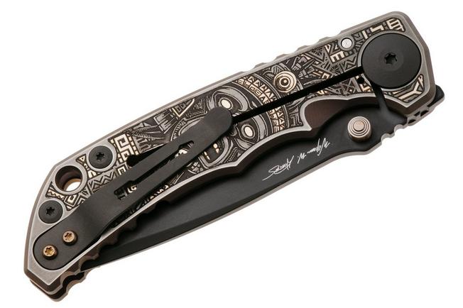 Afbeelding voor Spartan Blades Harsey Folder SF5AZTC 2026 Special Edition Aztec, Black PVD Magnacut, Titanium, zakmes