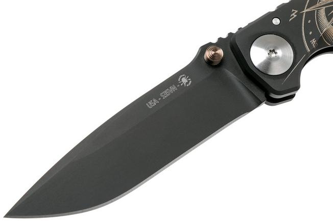 Image for Spartan Blades Harsey Folder SHF, Ti, 2019 S.E., Golden Compass