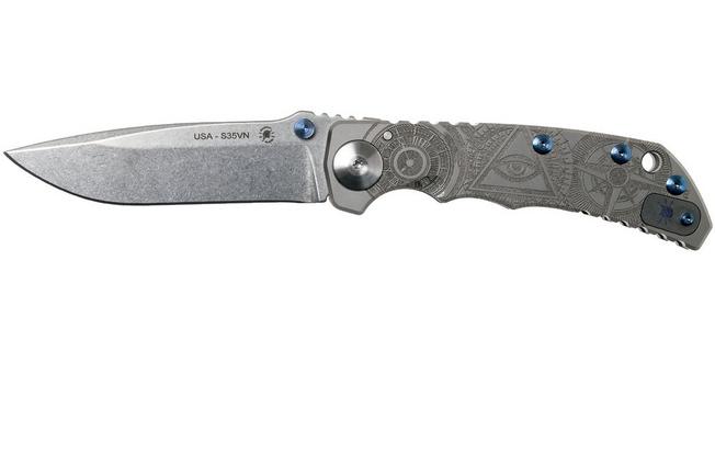 Spartan Blades Knife Harsey Folder Special Edition S45VN Plague