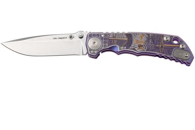 Afbeelding voor Spartan Blades Harsey Folder SF5TEMP 2026 Special Edition Templar, Stonewashed Magnacut, zakmes