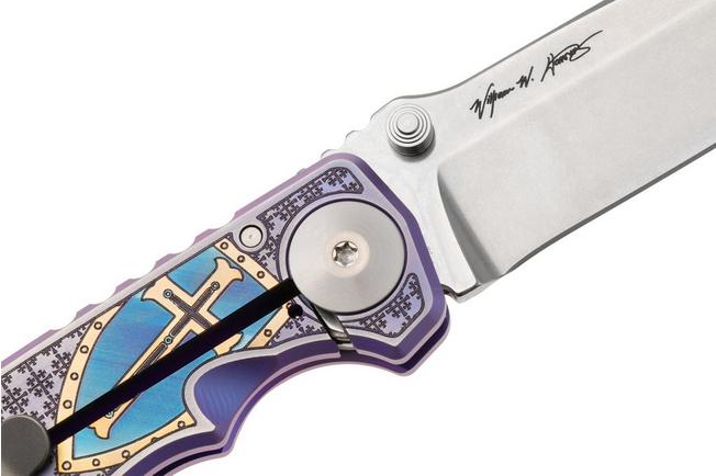 Afbeelding voor Spartan Blades Harsey Folder SF5TEMP 2026 Special Edition Templar, Stonewashed Magnacut, zakmes