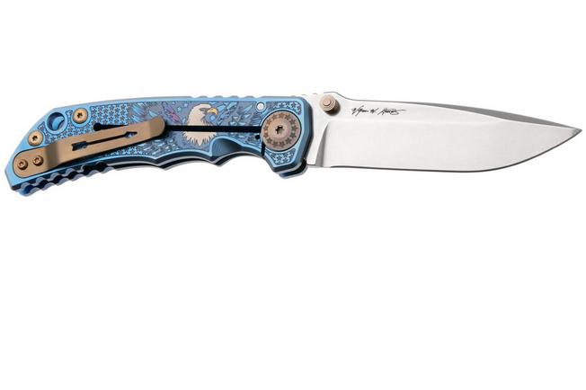 Afbeelding voor Spartan Blades Harsey Folder SF5USAM 2026 Special Edition Uncle Sam, Stonewashed Magnacut, zakmes