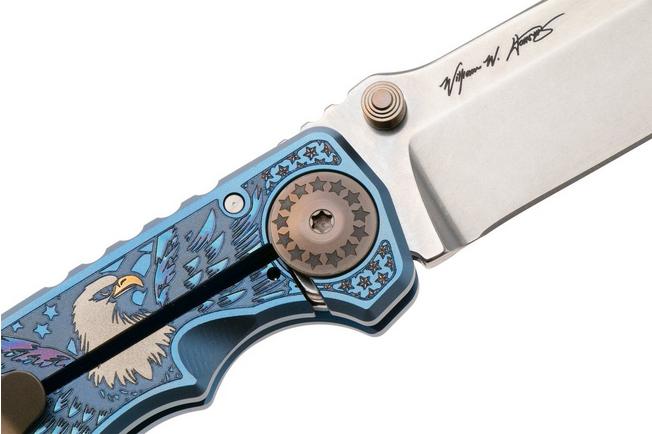 Afbeelding voor Spartan Blades Harsey Folder SF5USAM 2026 Special Edition Uncle Sam, Stonewashed Magnacut, zakmes