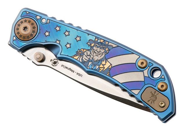 Afbeelding voor Spartan Blades Harsey Folder SF5USAM 2026 Special Edition Uncle Sam, Stonewashed Magnacut, zakmes