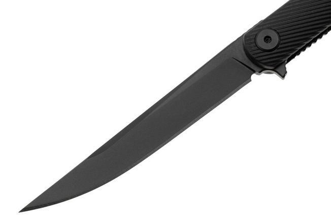 Immagine per Spartan Blades Nemec Folder SFBL12BK, Black PVD CPM S35VN, Black Sculpted GFN coltello da tasca, Ondřej Němec design