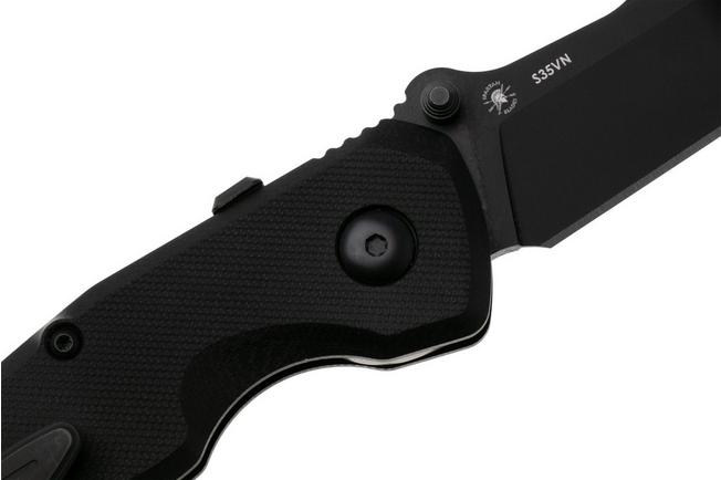 Afbeelding voor Spartan Blades Soter Blackout Edition SFBL14BKBK, Black PVD CPM S35VN, Black G10 zakmes, Curtis Iovito design