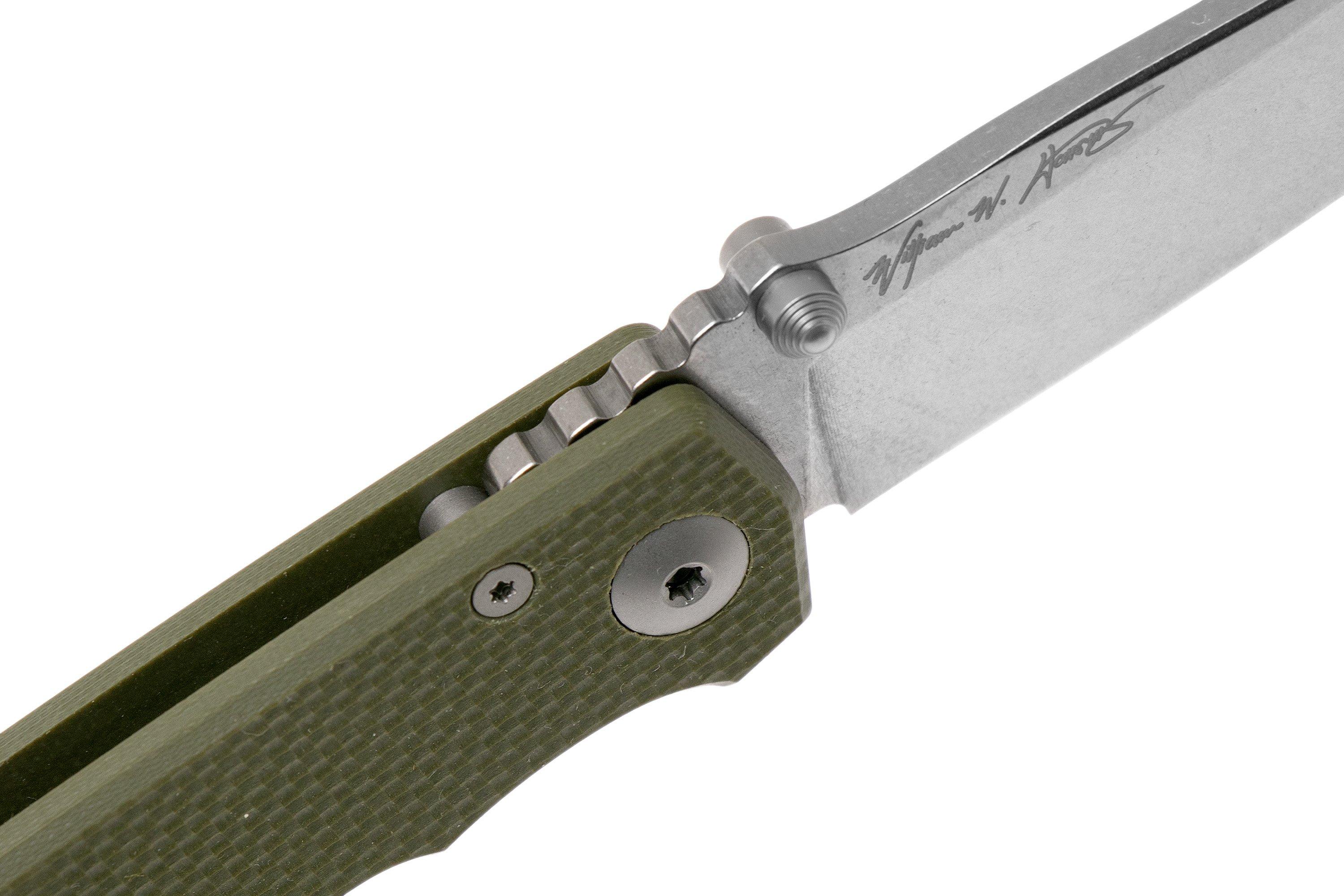 Spartan Blades Talos SFBL7GR Green G10 Taschenmesser, Bill Harsey ...
