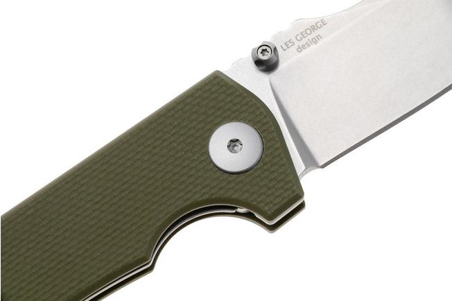 Image pour Spartan Blades Astor SFBL8GR Green G10 couteau de poche, Les George Design