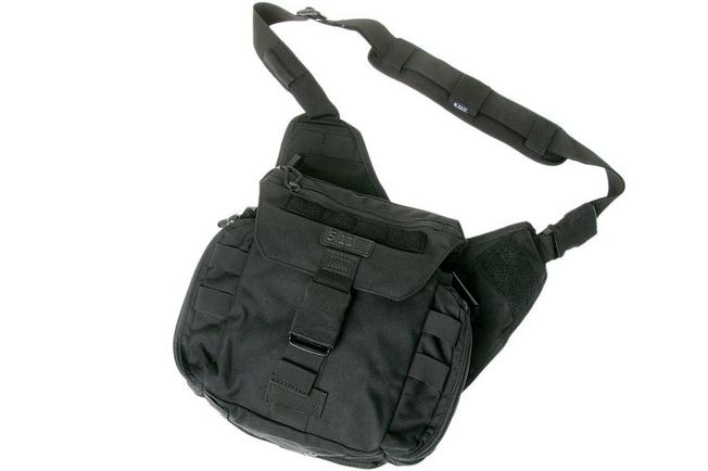 5.11 Push Pack Sling Pack schwarz, 6 Liter, taktische MOLLE-Tasche