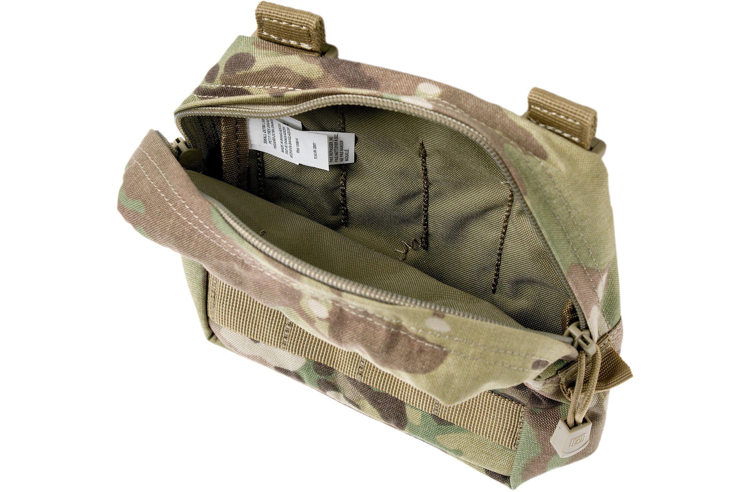 Pochette Militaire En Camouflage Multicam Avec Chargeur De Balles à  L'intérieur Sur Fond Blanc