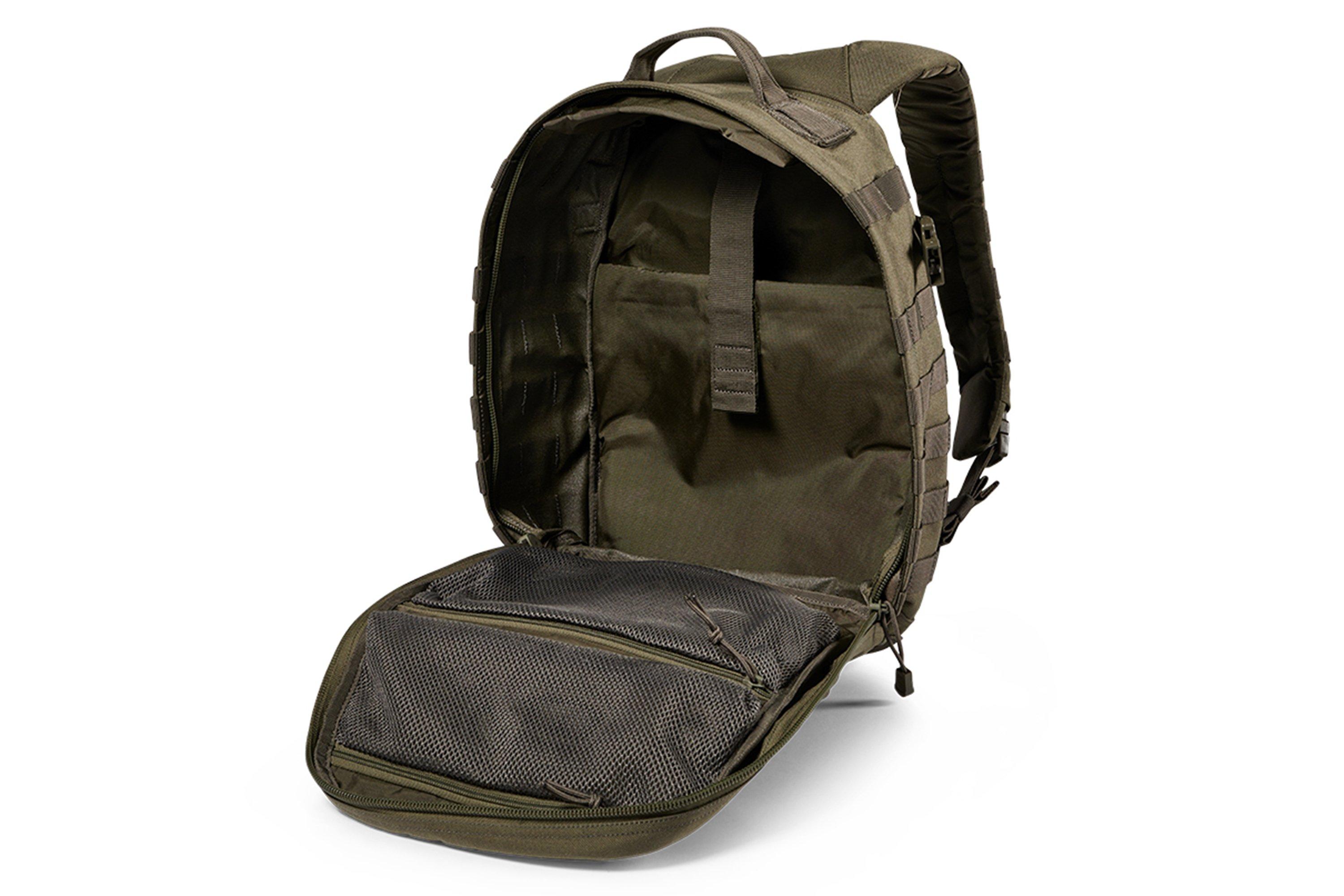 5.11 Rush 12 2.0 Backpack, dark green, with MOLLE-web Advantageously  shopping at