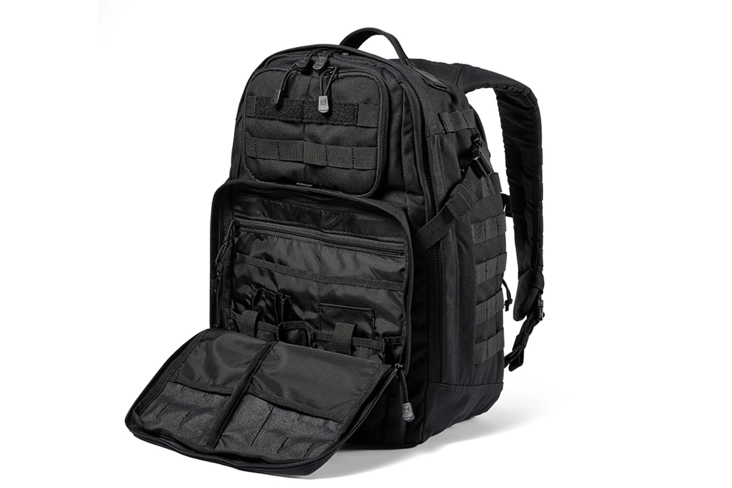 5.11 Rush 24 2.0 Schwarzer Rucksack mit MOLLE-Web | Günstiger shoppen ...